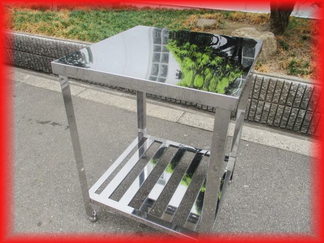 作業台 業務用 中古 ステンレス 調理 厨房 600×600×800mm 正方形 厨房機器の設置に 大阪発 中古良品 542g拍卖
