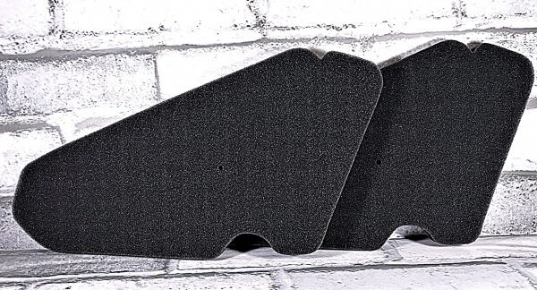 スズキ レッツ2/コンビブレーキ/L '99-'02 AZ50X/UX/Y/UY/K2/UK2/LX/LY CA1PA-100001~適合 エアークリーナーエレメント 2個入 新品 (8050)拍卖