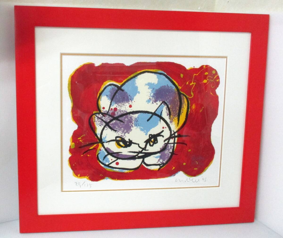 E-26 マイケル・ルー 真作 ベイビーキティC 29/135 シルクスクリーン 美品拍卖