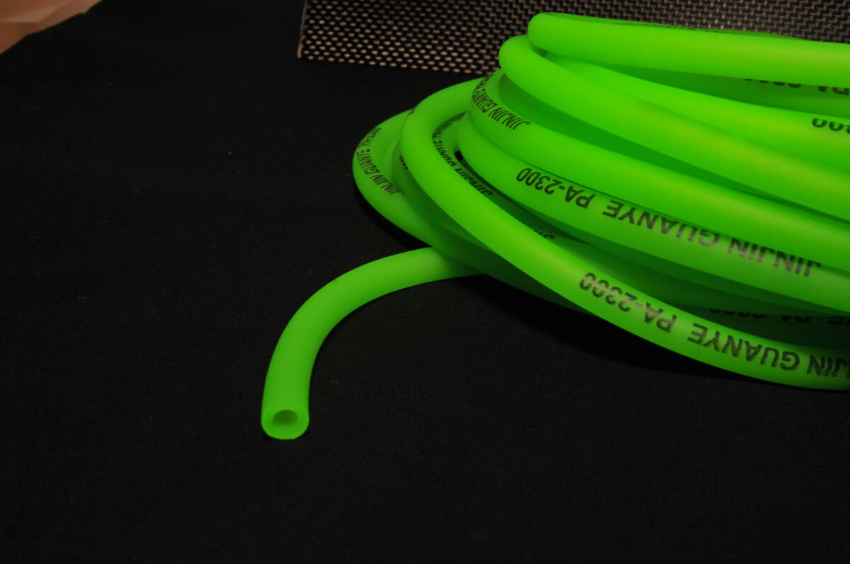 国内発送 フューエルホース 8パイ 1メートル切り売り グリーン ガソリンホース kawasaki拍卖