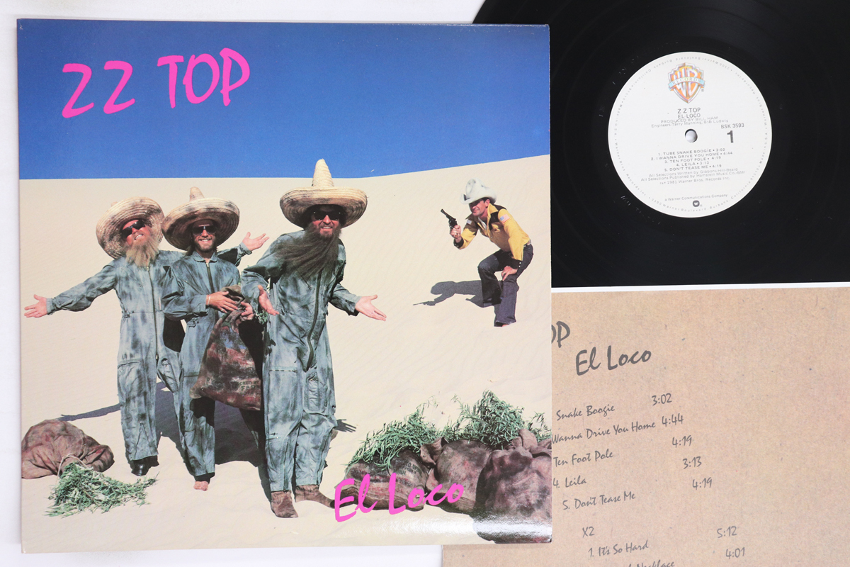米LP Zz Top El Loco BSK3593 WARNER BROS /00260拍卖