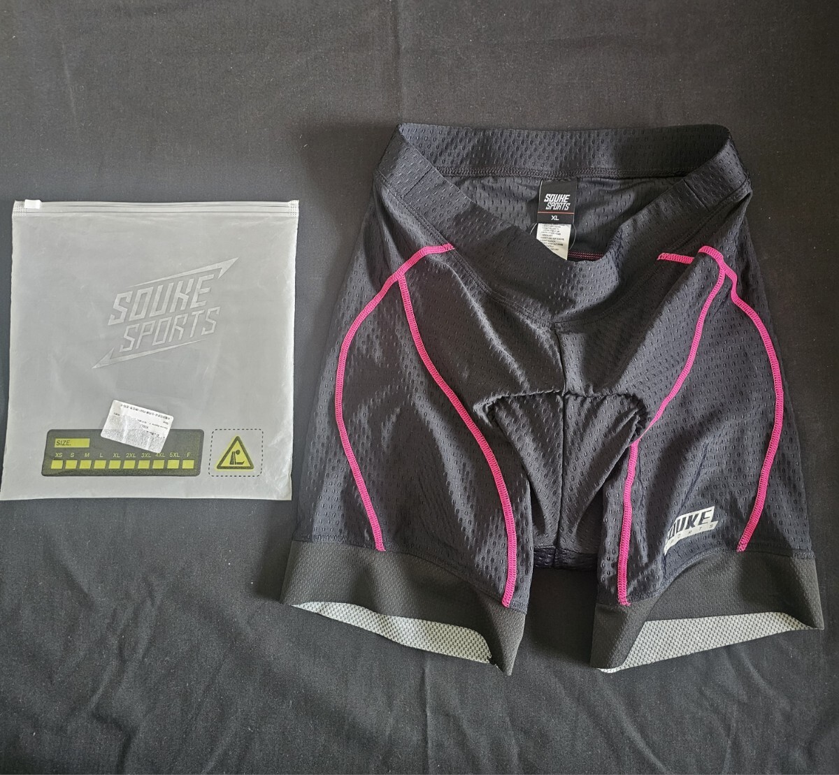 タグ付 SOUKE SPORTS ウーマン サイクルショーツ サイズXL サイクルパンツ サイクリングショーツ サイクリングパンツ拍卖