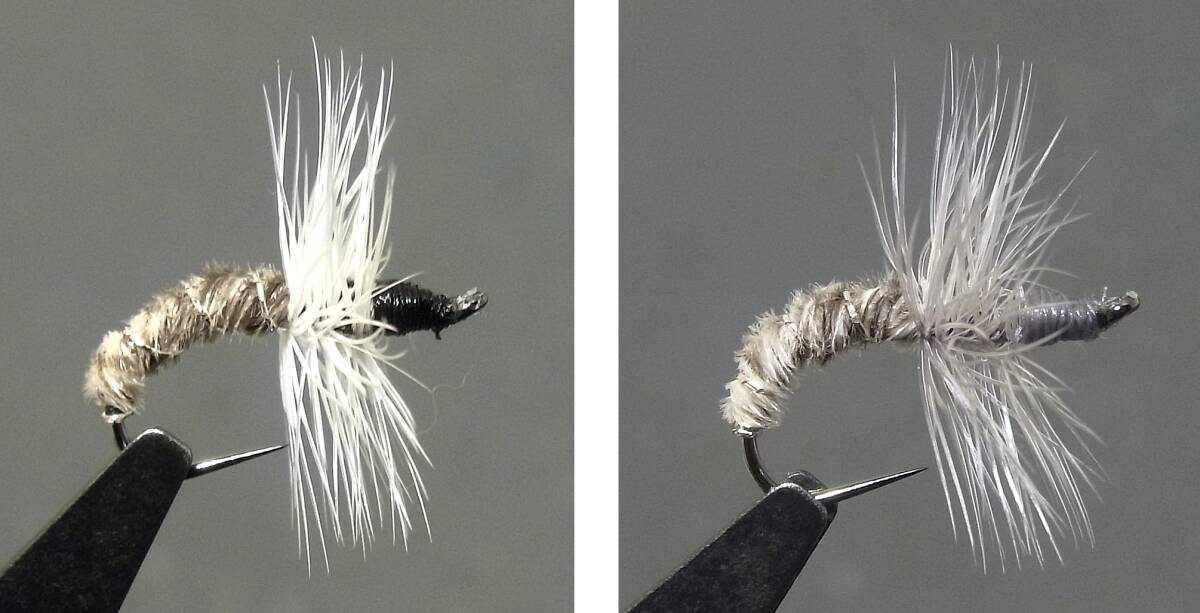 テンカラ/フライ #14 クイルボディ ◆バーブレス◆ 2パターン 各5本拍卖