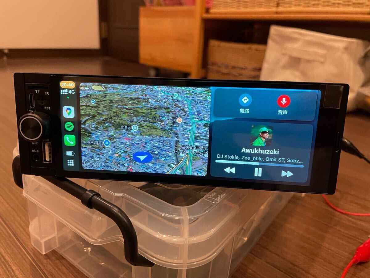 ★★★1DIN 6.86インチ ディスプレイオーディオ iPhone CarPlay wireless アンプ内蔵拍卖