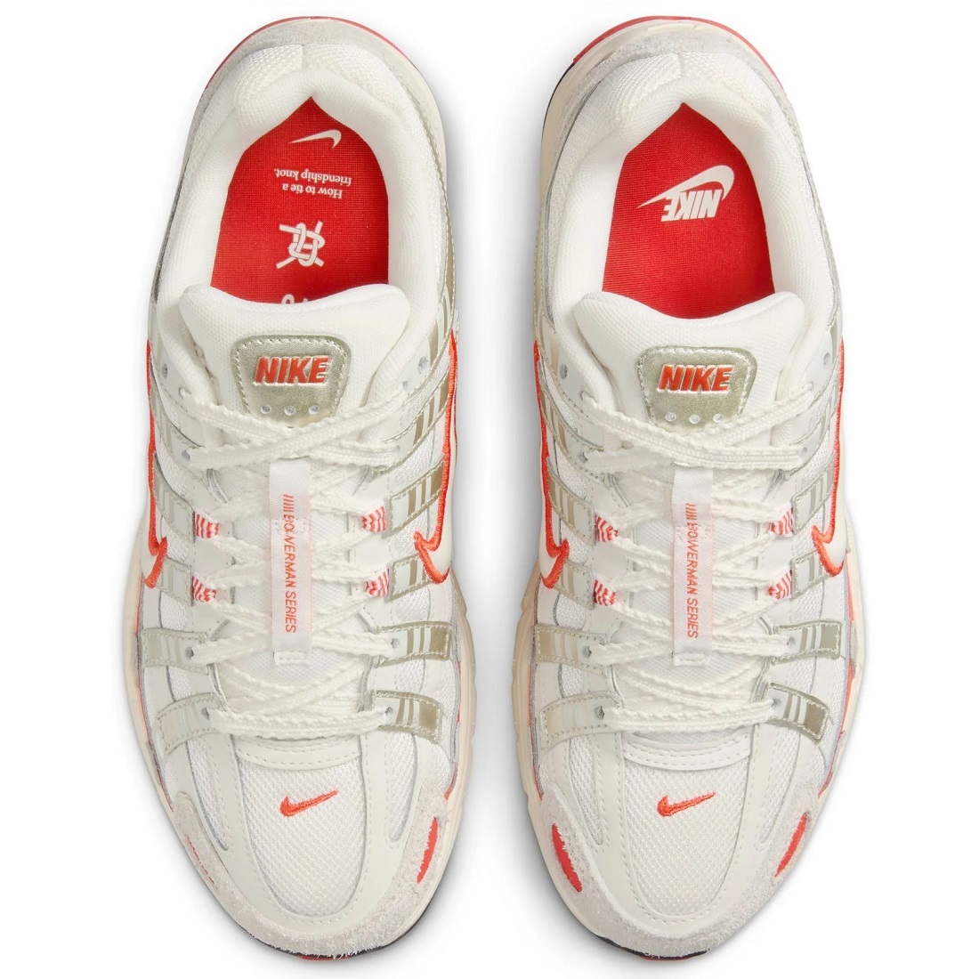 ■ナイキ ウィメンズ P-6000 セイル/ピカンテレッド/ペールアイボリー 新品 23.0cm US6 NIKE W P-6000 ランニング HV5230-133拍卖