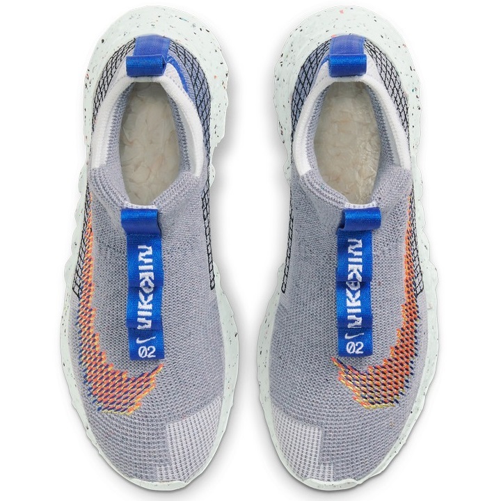 ■ナイキ スペース ヒッピー 02 サステナブル グレー/ブルー/オレンジ 新品 26.5cm US8.5 NIKE SPACE HIPPIE 02 厚底 CQ3988-003拍卖
