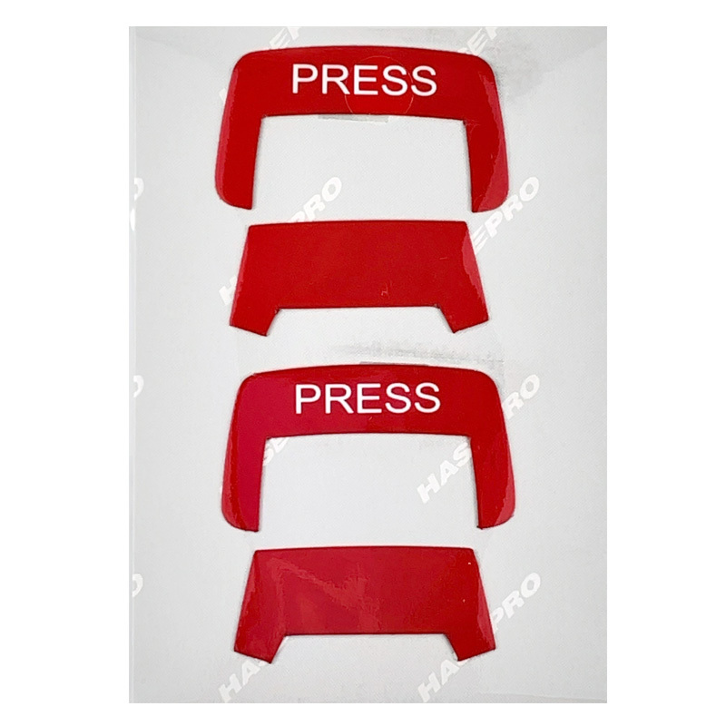 シートベルトボタンガーニッシュ リフレクション TYPE-A レッド 2枚入り シートベルトバックルステッカー ハセプロ RSR-SBG-A拍卖