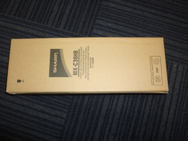 シャープ 複合機MXC300/302用 廃トナーBOX MXC30HB 国内純正品 2個セット 未使用 新品 MX-C30HB拍卖