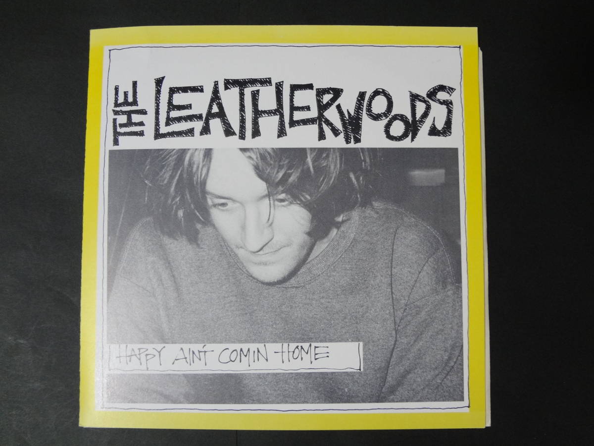 THE LEATHERWOODS/happy ain't comin' home '92 US Orig 7インチ レコード パワーポップ folk todd newman jayhawks replacements拍卖