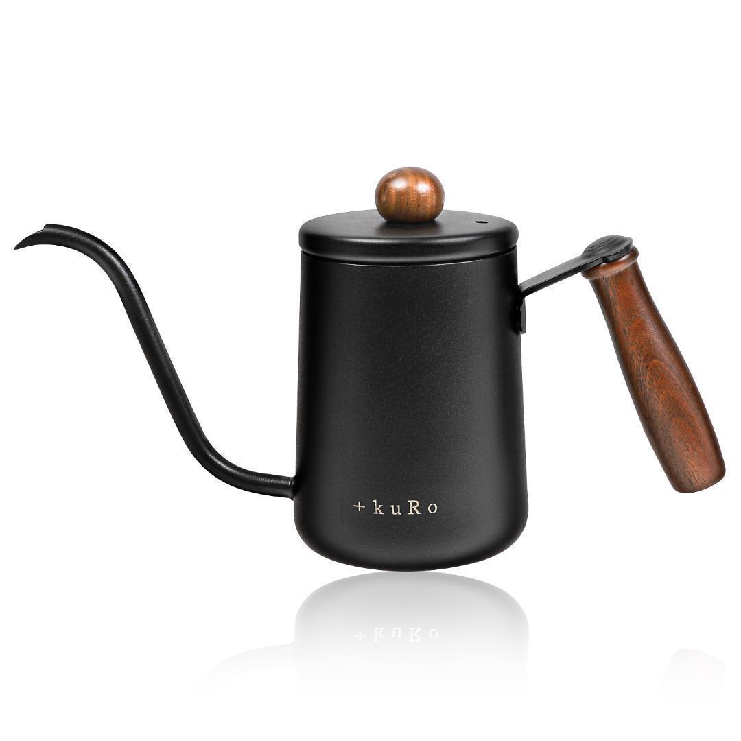 コーヒーポット ドリップポット 550ml IH 直火 対応 ブラック拍卖