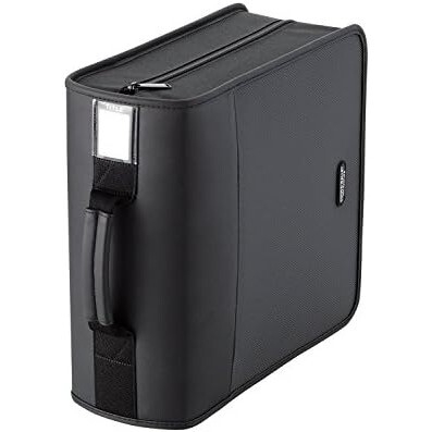 サイズ: 320枚収納 エレコム DVD CDケース ウォレット ファスナー付 320枚収納 CCD-SS320BK拍卖