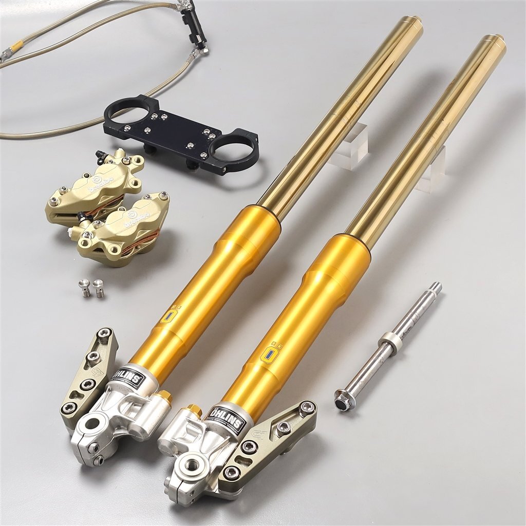 ♪VMAX1200/'93-'07 オーリンズ 正立 フロントフォーク SET (Y0910A16) V-MAX 検索/ブレンボキャリパー/クレバーウルフサポート拍卖