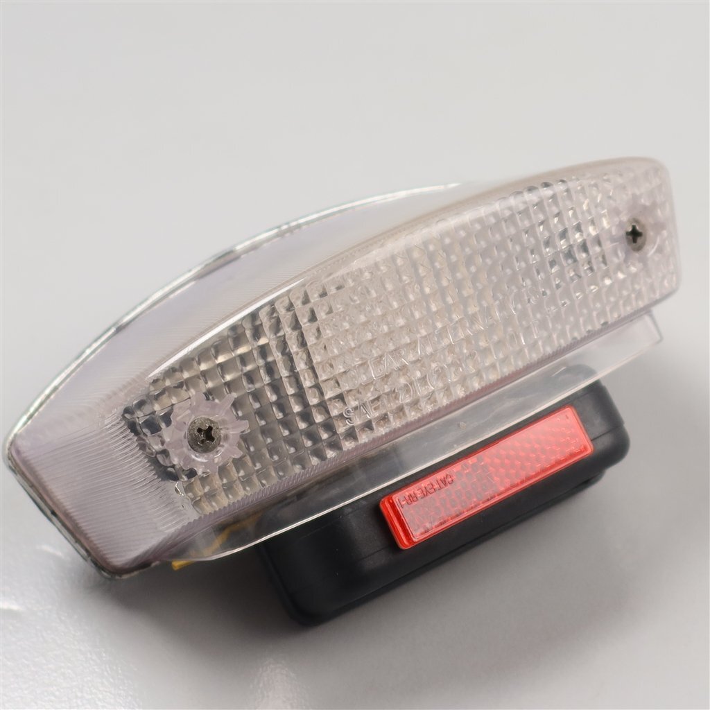 ♪モンスター/S4 取り外し クリアレンズ テールランプ&ナンバー灯 SET ジャンク (D0916A06) 2001年式拍卖