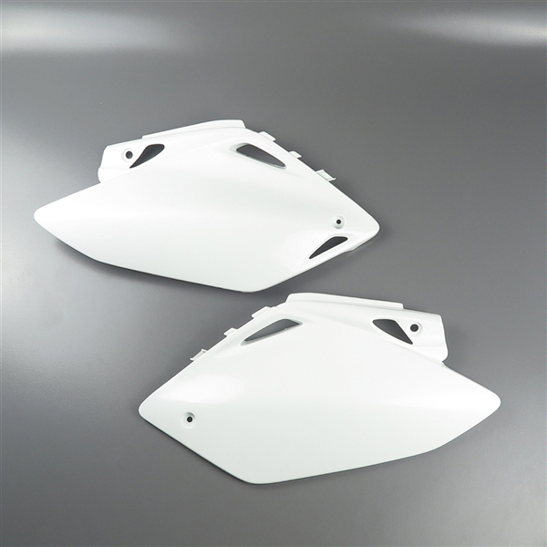 ◇CRF450R/'07-'08 UFO サイドパネル/サイドカバー ホワイト 展示品 (UF-4616-041)拍卖