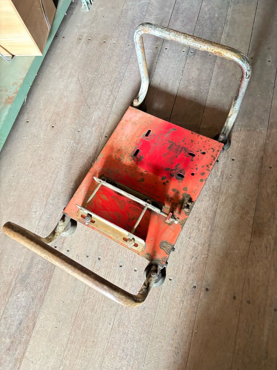 動噴用 フレーム 台座 取付台 エンジン セット動噴 荷台 丸山 共立 噴射器 パーツ 動力噴霧器 部品 サビあり 中古 山形より拍卖