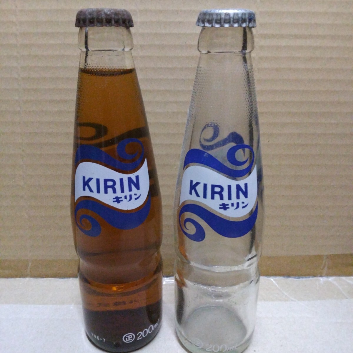 昭和レトロ キリンオレンジ 2本セット拍卖