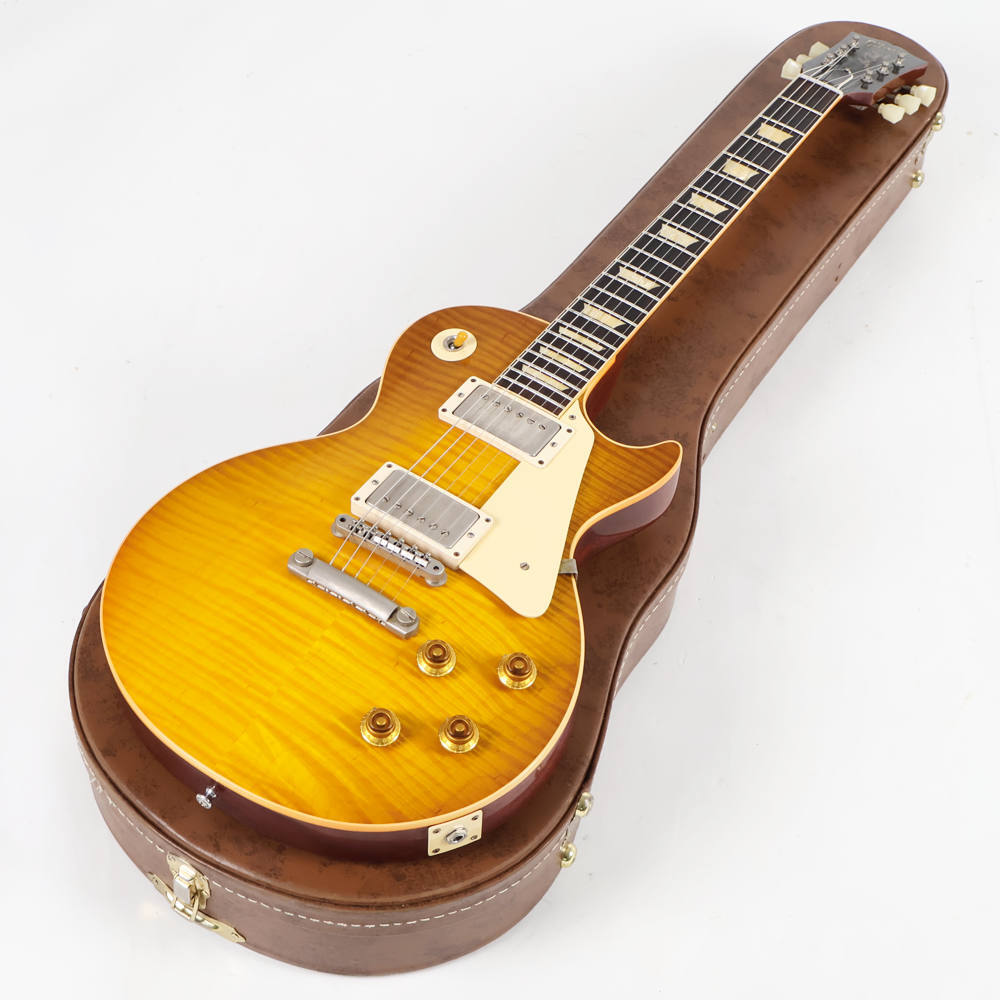 中古 Gibson Custom Shop Historic Collection 1959 Les Paul Reissue Green Lemon Fade VOS Hand Selected 60th Anniversary 2019年製拍卖
