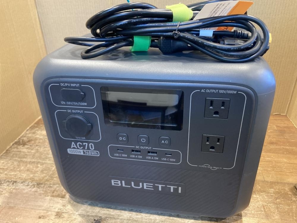 020♪おすすめ品・即決価格♪BLUETTI ポータブル電源 AC70拍卖