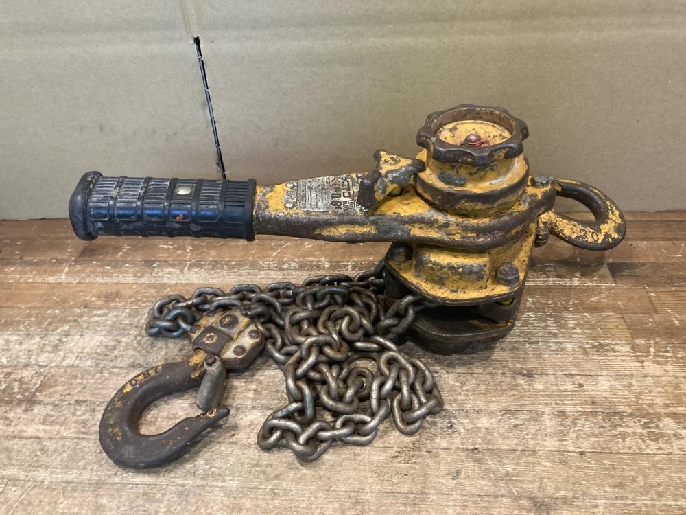 020♪おすすめ品・即決価格♪KITO キトー レバーブロック LB008 0.8t 現状品拍卖