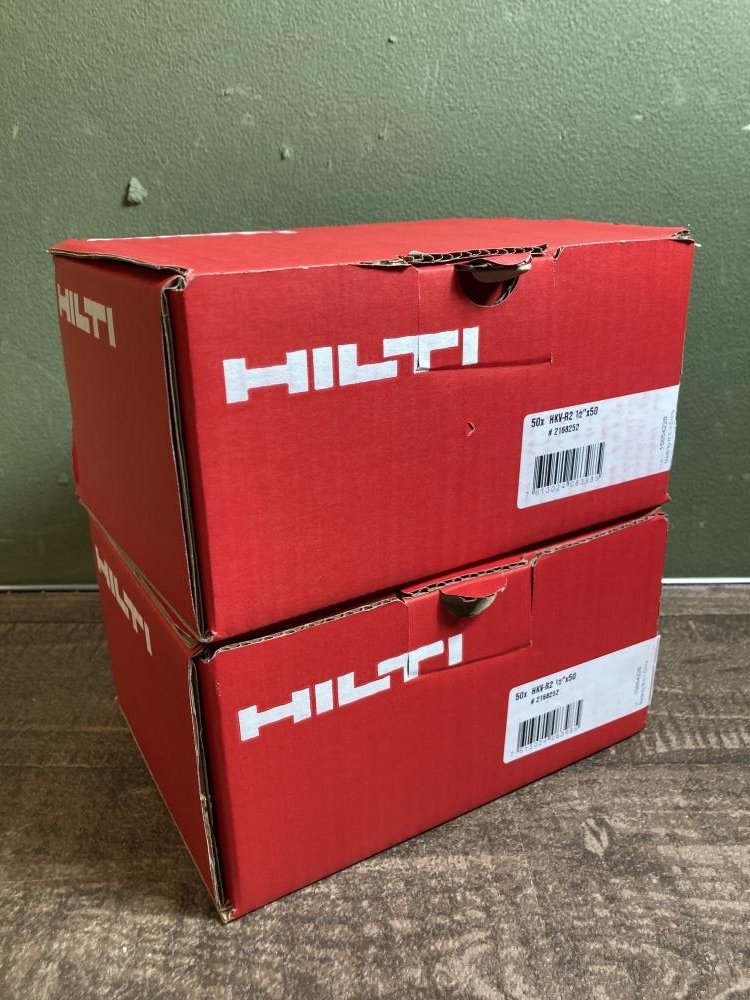 020♪未使用品・即決価格♪ヒルティ フラッシュアンカー 50個入 2箱セット HKV-R2 長期保管品拍卖