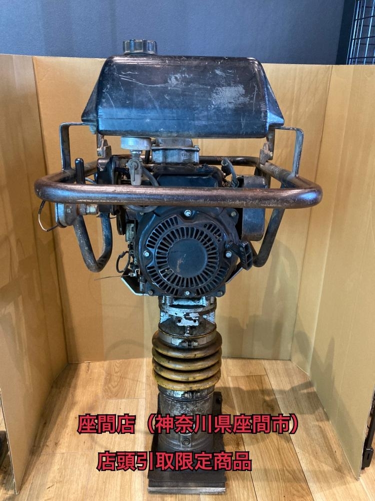 024▼ジャンク品・店頭引取限定商品▼明和 MEIWA タンピングランマー RT-70 スイッチ破損、ガソリン漏れのためジャンク、動作可拍卖