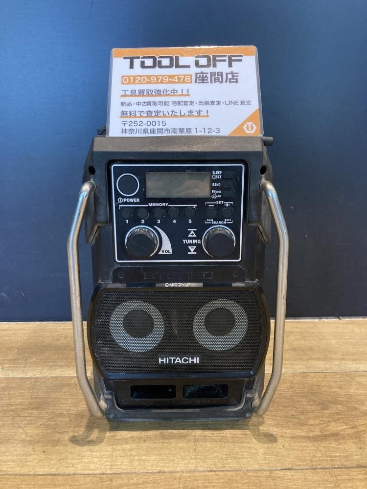 024▼おすすめ品▼日立工機 9.6V-18Vコードレスラジオ UR18DSL2 Bluetooth繋げます(BAND:AUX、BT-B20)拍卖