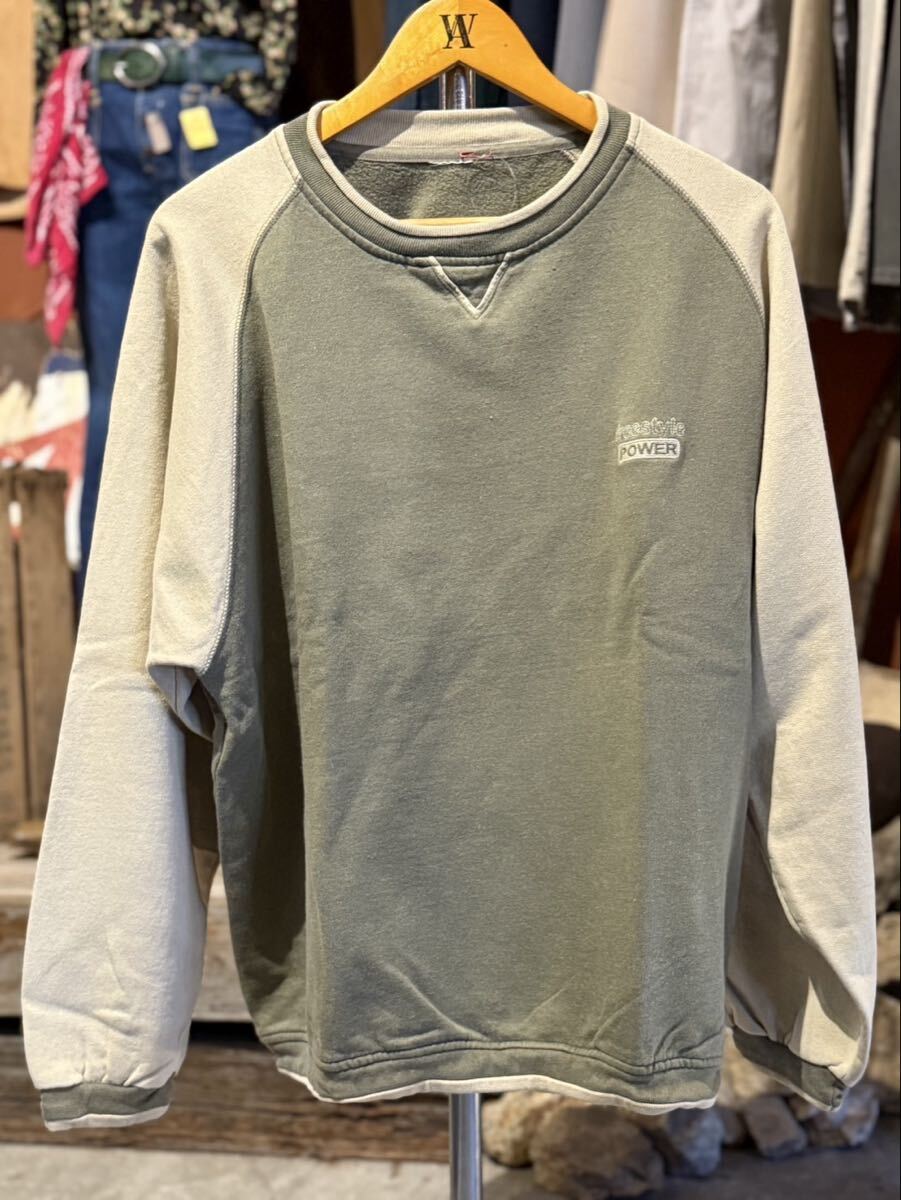 スウェット トレーナー 長袖 グレー拍卖