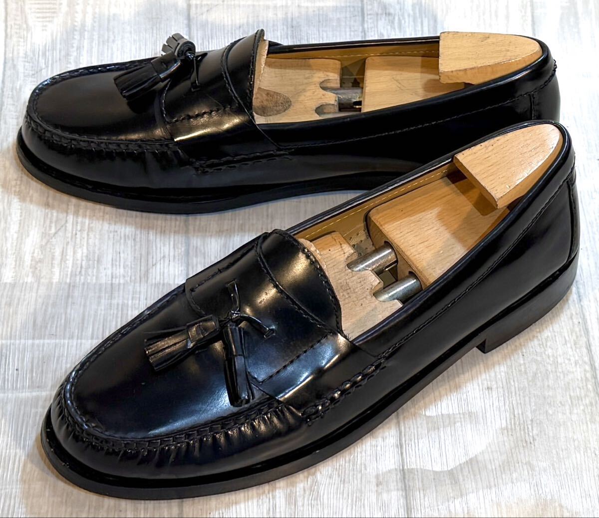 Cole Haan コール ハーン◆26.5cm 9 D◆タッセルローファー スリッポン モカシン 革靴 本革 ビジネスシューズ ドレスシューズ メンズ 靴 黒拍卖