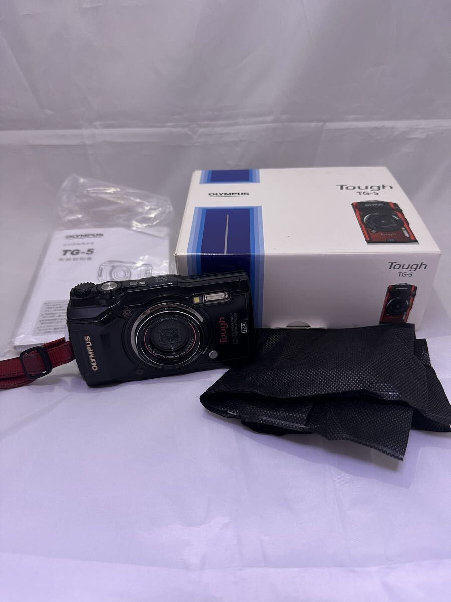 ★動作品★ OLYMPUS オリンパス Tough TG-5 IM005 コンパクトデジタルカメラ デジカメ バッテリー付き カメラ 中古 #92402★拍卖
