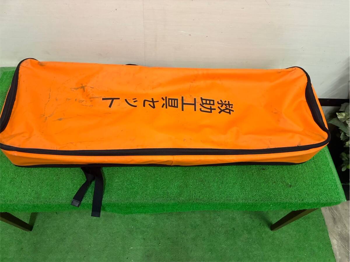 TKR7I-11/未使用品/救助工具セット/ボルトクリッパ/バール/ハンマー/革手袋/ゴーグル/折込鋸/等11点/災害/避難/救出拍卖