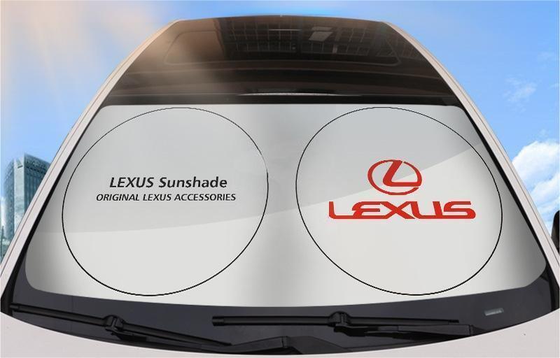 レクサス LEXUS ロゴ入り 160×85cm サンシェード UVカット 遮光 日焼け防止 軽量コンパクト 折り畳み フロント カバー 収納袋付 拍卖