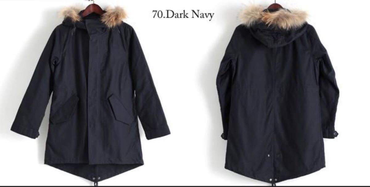 ◆オススメ◆FRED PERRY 3WAYモッズコート Fishtail Parka 70:Dark Navy サイズS 定価47300円拍卖
