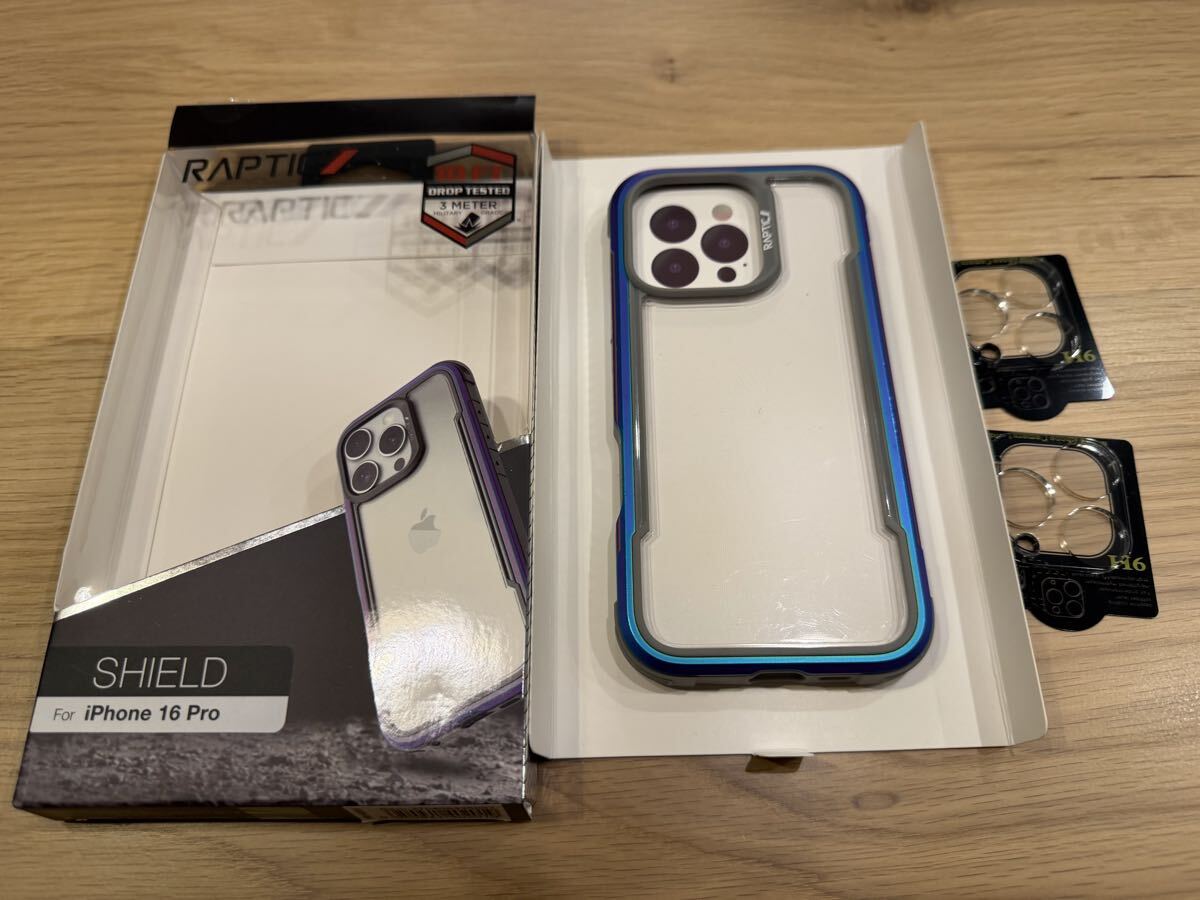 美品 Raptic ラプティックiPhone 16 Pro レンズカバー付拍卖