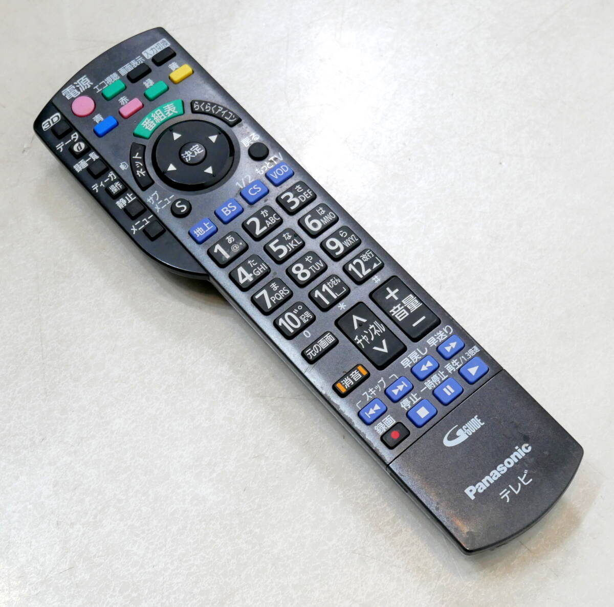 ▼送料430円(R709-F69) 赤外線動作確認済み Panasonic パナソニック テレビリモコン GB129WJSA拍卖