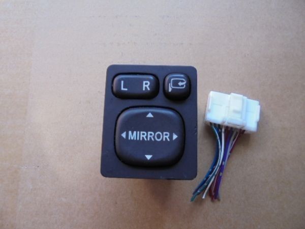トヨタ 20系 bB QNC20 QNC21 純正 ドアミラースイッチ 電動格納 動作確認品 Z18拍卖