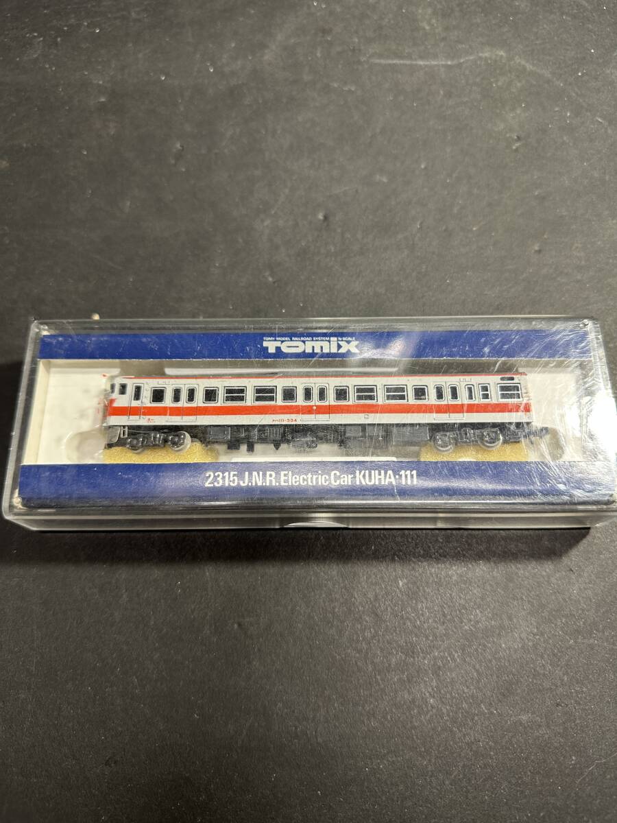 ★コレクター必見!! 当時物 現状品 Tomix Nゲージ 2315 トミックス 国鉄電車 クハ111形 快速色 箱付 ビンテージ 鉄道模型 パーツ KZ486拍卖