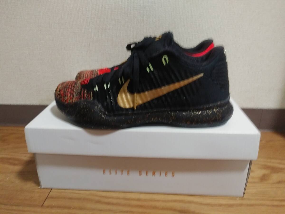 NIKE KOBE X ELITE LOW XMAS ナイキ コービー10 エリート クリスマスゲーム コービー・ブライアント 802560-076 26センチ拍卖