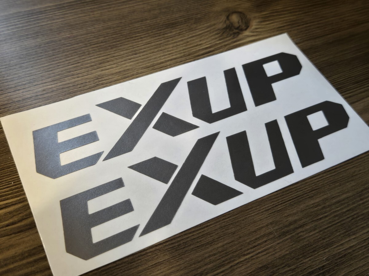 【送料無料!!】YAMAHA EXUPステッカー デカール2枚セット シルバー ヤマハ拍卖