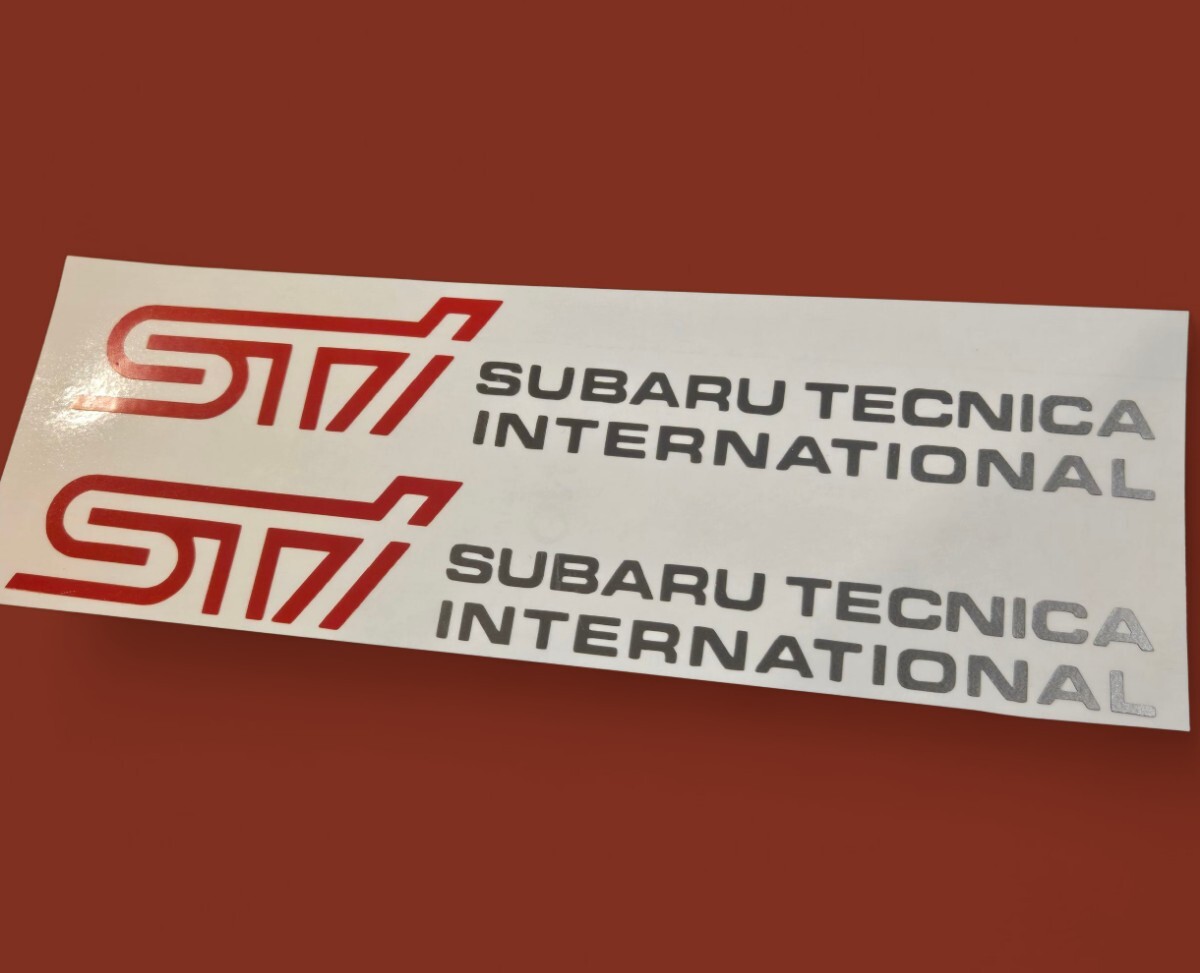 【送料無料!!】STI スバル ステッカー デカール 2枚セットSUBARU 拍卖
