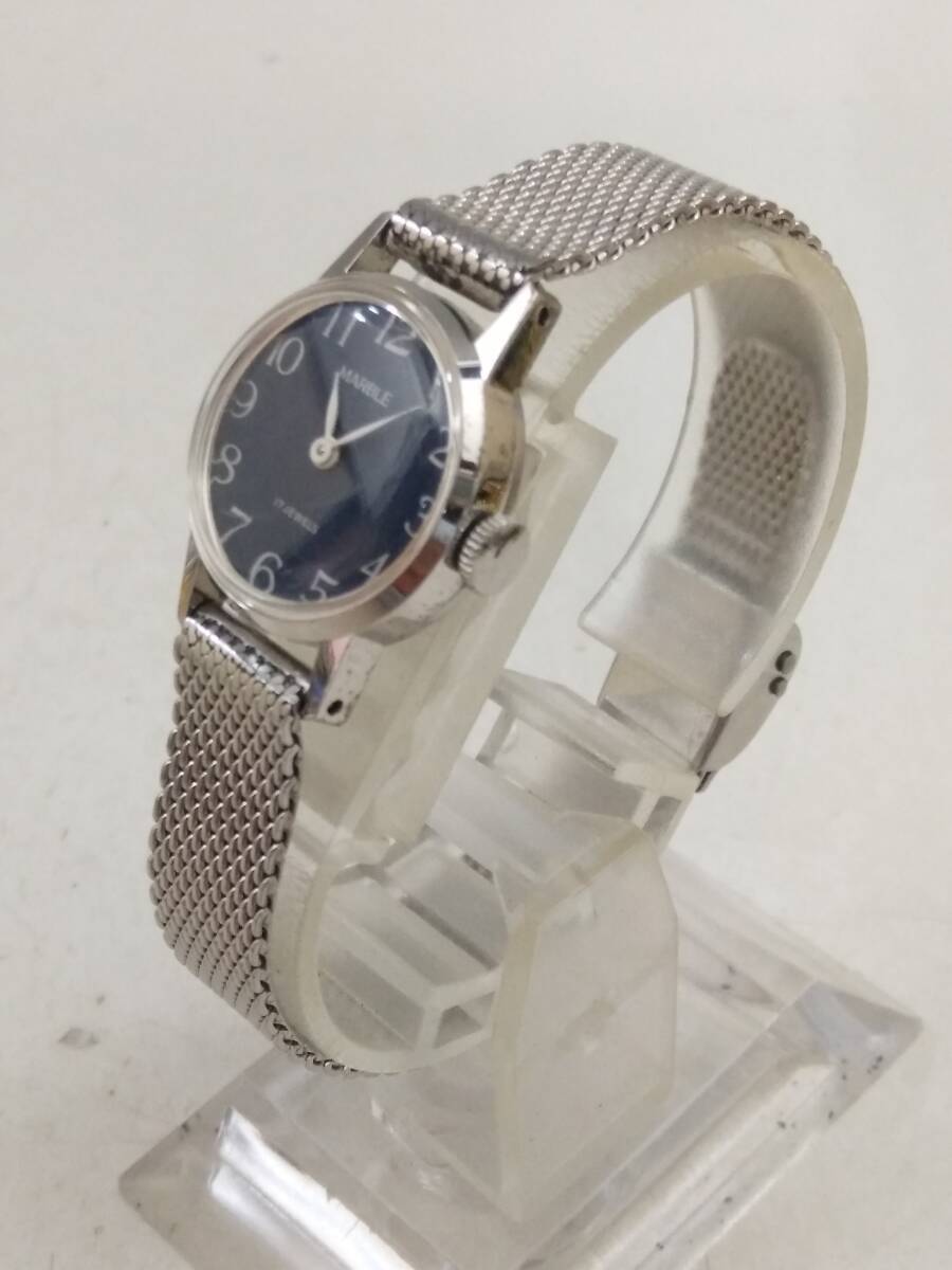 1031-0009 中古☆ MARBLE/マーブル 17石腕時計 アナログ レディース拍卖