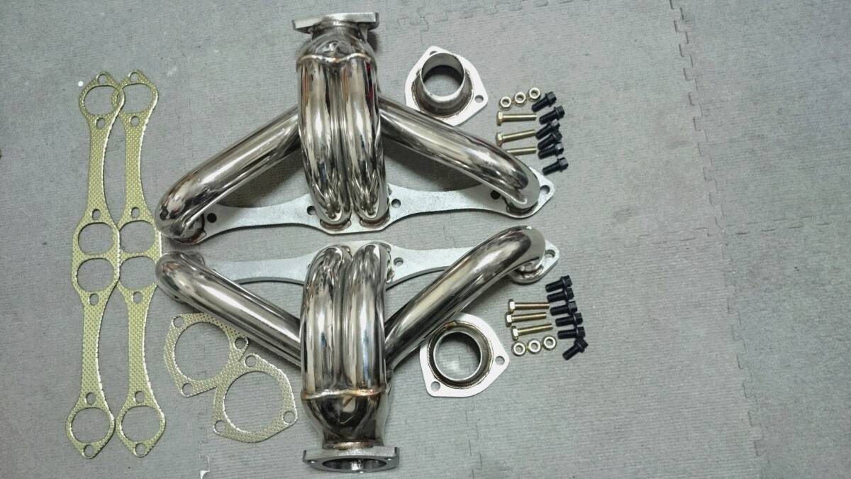 58-64 インパラ ステンレスポリッシュ へダース ハンガータイプ SBC スモールブロック拍卖
