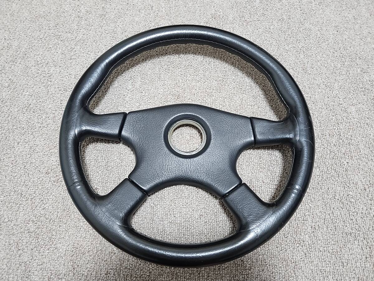 当時物 大径 4スポーク ステアリング 38cm 旧車 パッド momoピッチ W124 E36 E39 ハイソ スープラ拍卖