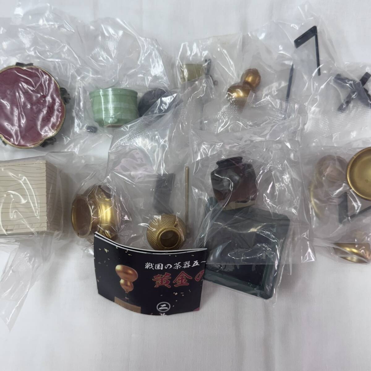 【即決・送料無料】金瓢箪訳アリ・ラスト出品! 戦国の茶器 五 天下統一編 黄金の茶器 全6種コンプセット / ガチャ拍卖