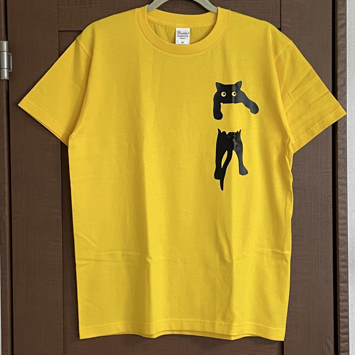 Tシャツ 猫 Mサイズ メンズ レディース ジュニア 半袖 ティシャツ ネコ ねこ おもしろ 半袖Tシャツ拍卖