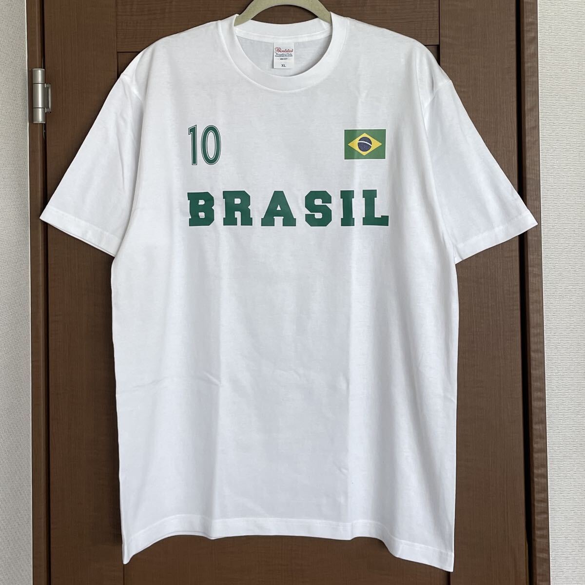 Tシャツ ブラジル XLサイズ メンズ レディース 半袖 ティシャツ Brasil Brazil 白拍卖
