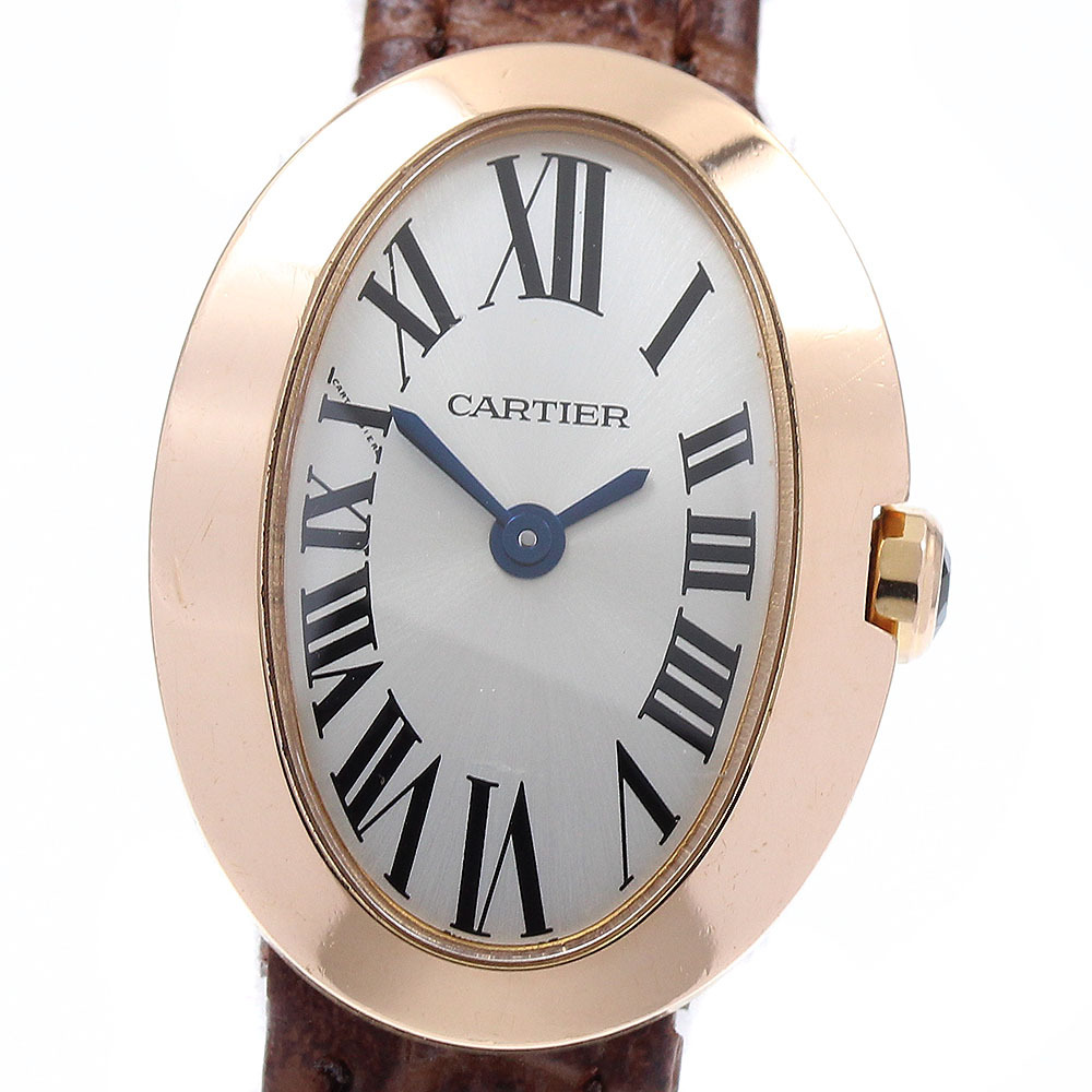 カルティエ CARTIER W8000017 ミニベニュワール K18PG クォーツ レディース _842257拍卖