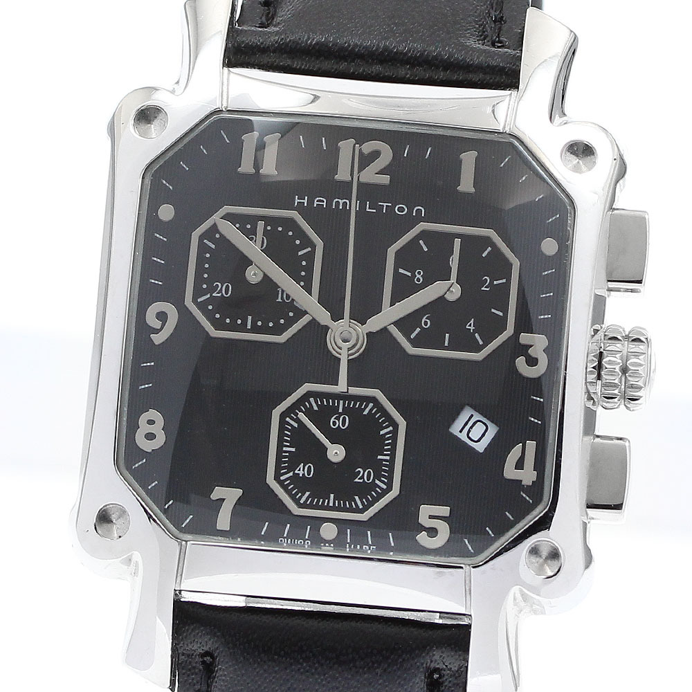 ハミルトン HAMILTON H194120 ロイド クロノグラフ デイト クォーツ メンズ _906005拍卖