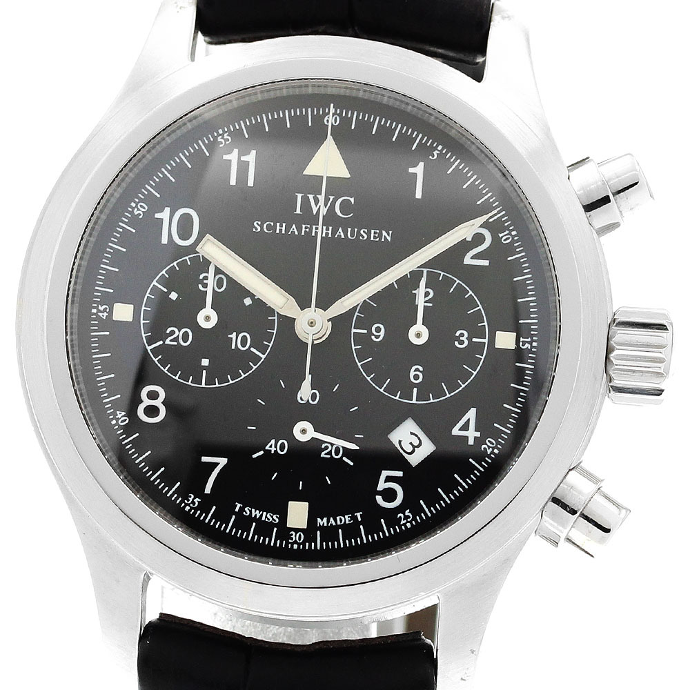 IWC IWC SCHAFFHAUSEN IW374101 フリーガー クロノグラフ クォーツ メンズ 保証書付き_900937拍卖