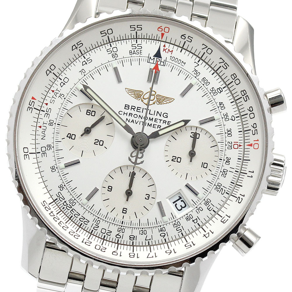 ブライトリング BREITLING A23322 ナビタイマー クロノグラフ 自動巻き メンズ 箱・保証書付き_909951拍卖
