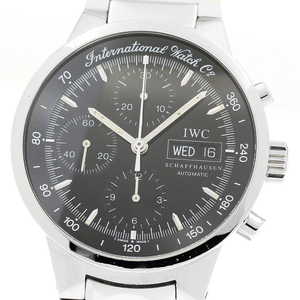 IWC IWC SCHAFFHAUSEN IW370708 GST クロノグラフ デイデイト 自動巻き メンズ _910079拍卖
